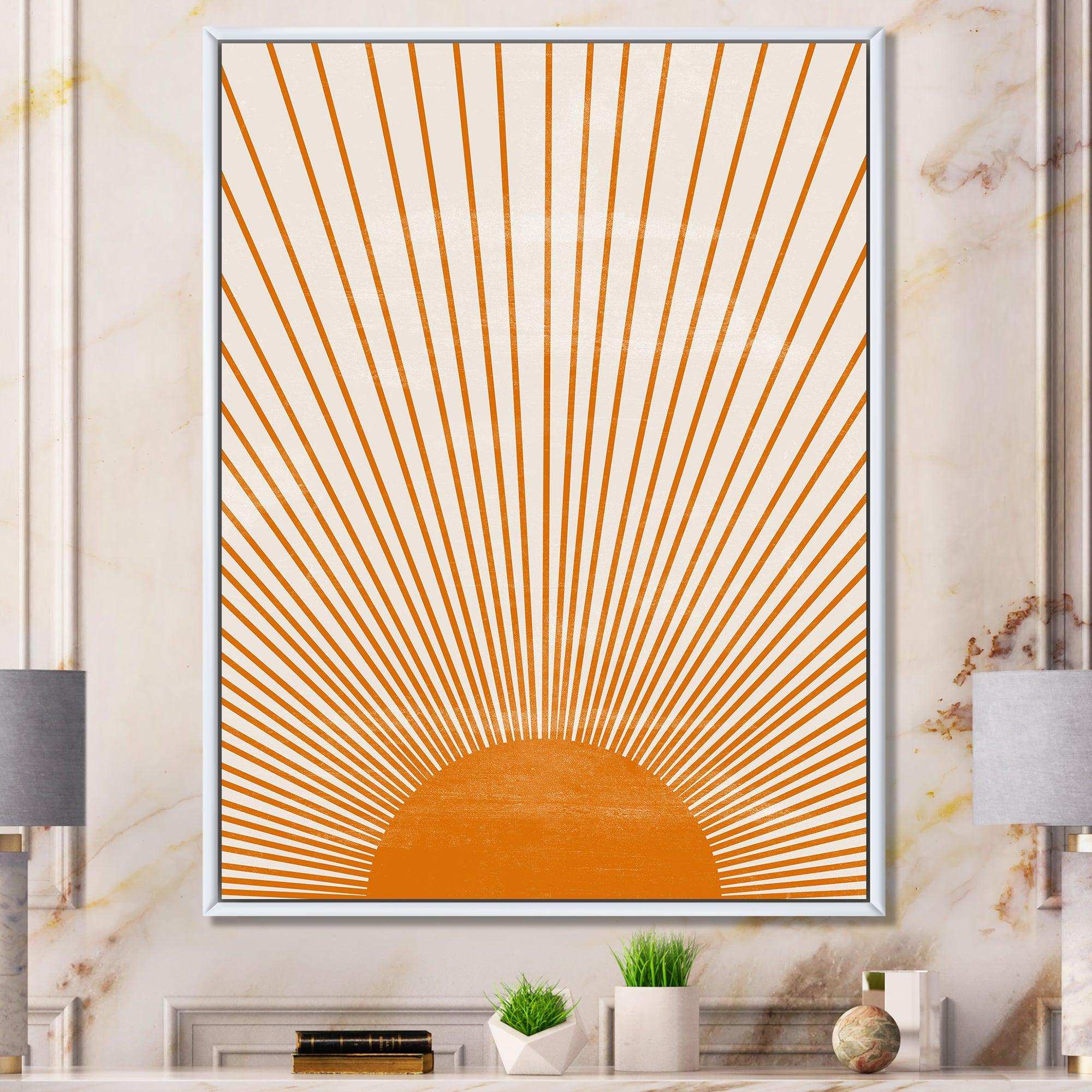 Orange Sun Print III