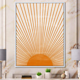 Orange Sun Print III