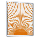 Orange Sun Print III