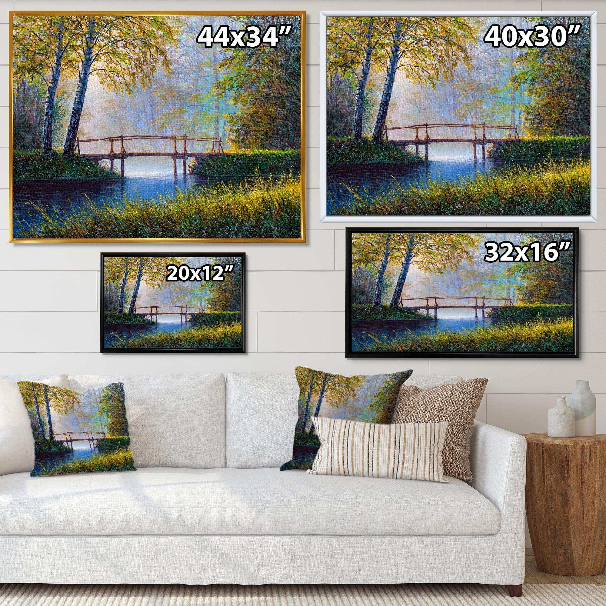 Morning Sunlight and The Awakening Spring Forest