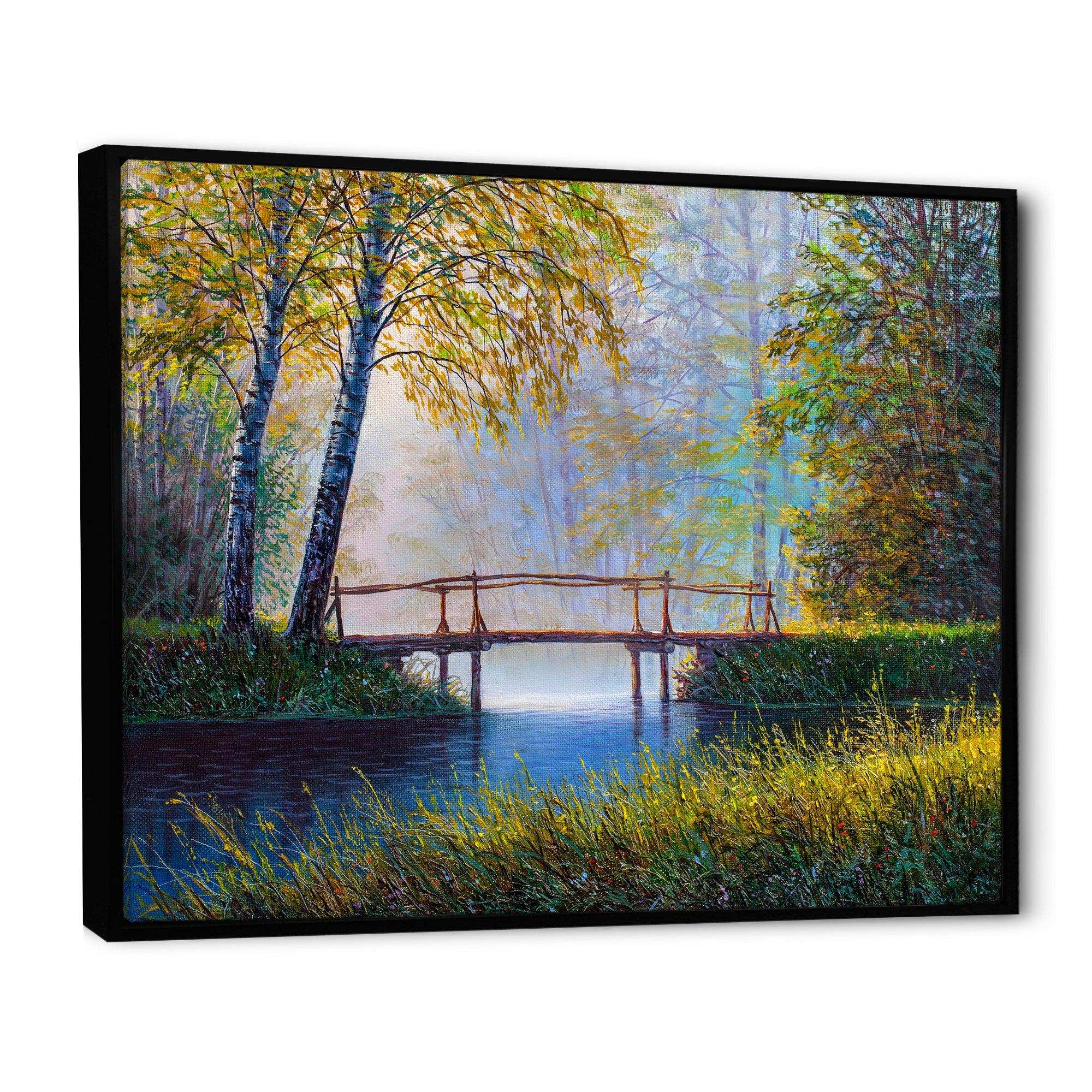 Morning Sunlight and The Awakening Spring Forest