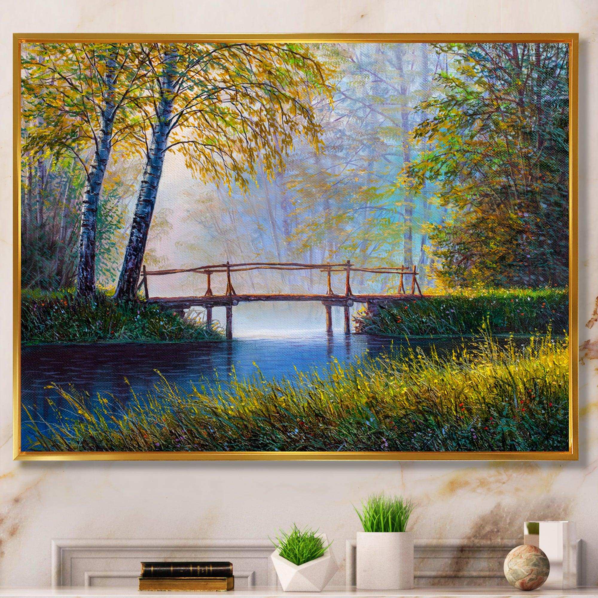 Morning Sunlight and The Awakening Spring Forest