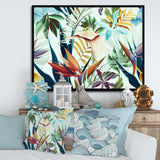 Tropical VIntage Flowers I