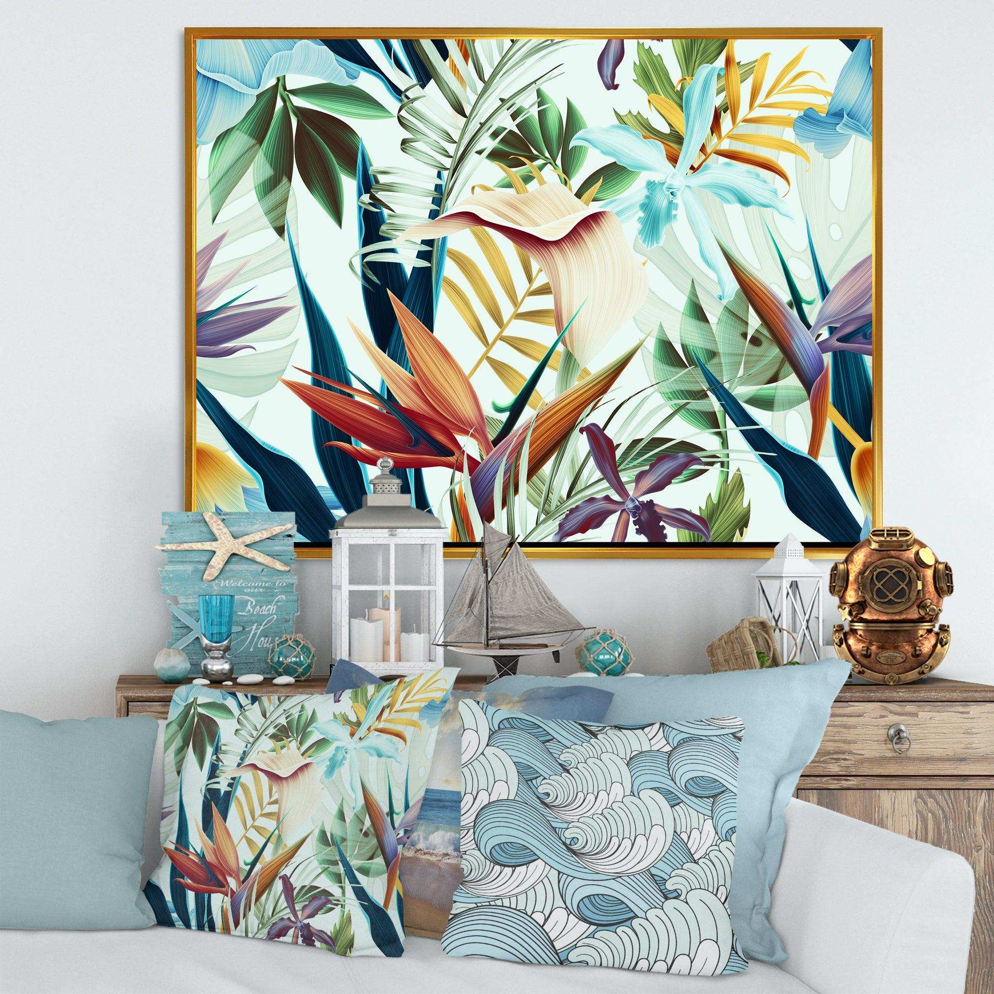 Tropical VIntage Flowers I
