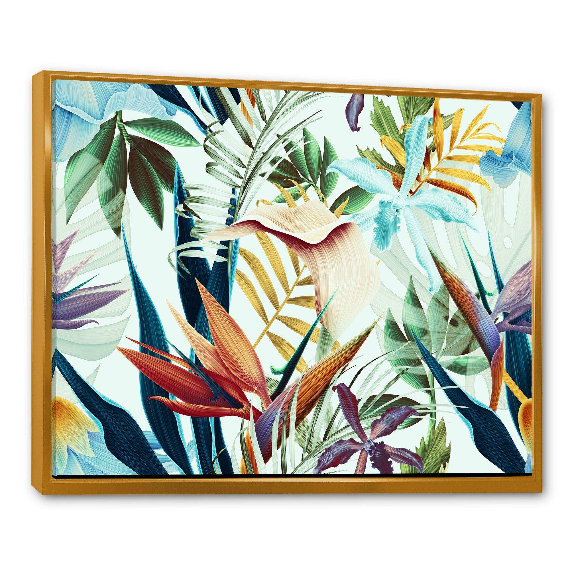 Tropical VIntage Flowers I