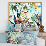 Tropical VIntage Flowers I