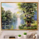 Landscape - Lake In The Forest Summer Day