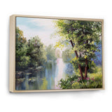 Landscape - Lake In The Forest Summer Day