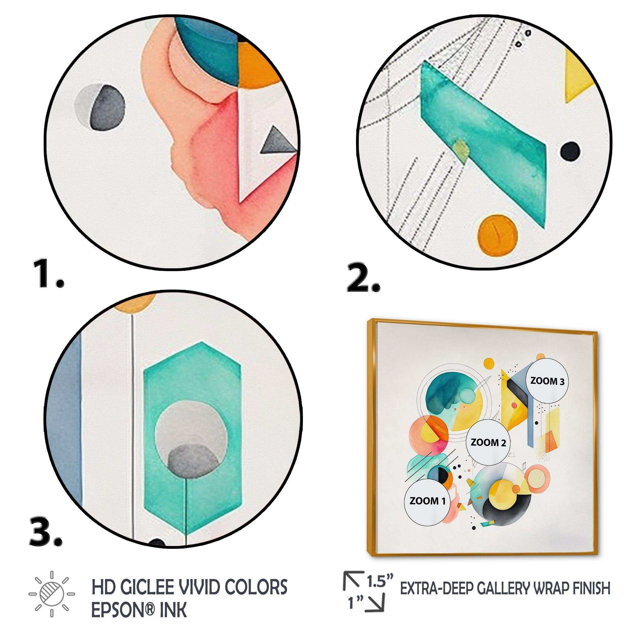 Multi-Color Circular Abstract I