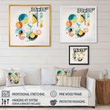 Multi-Color Circular Abstract I