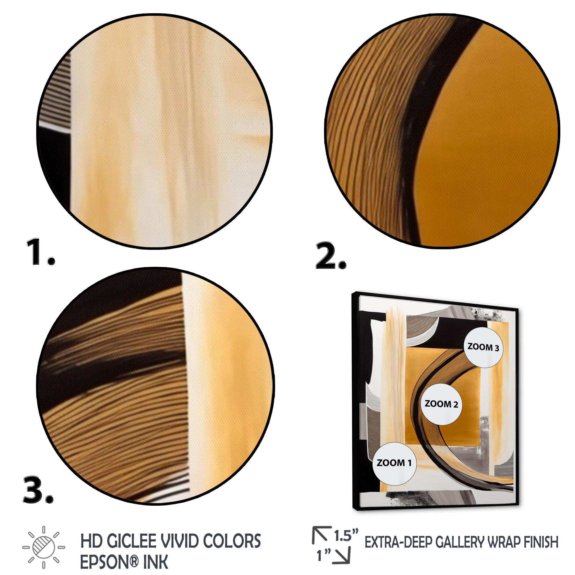 Glam Art Deco Abstract III