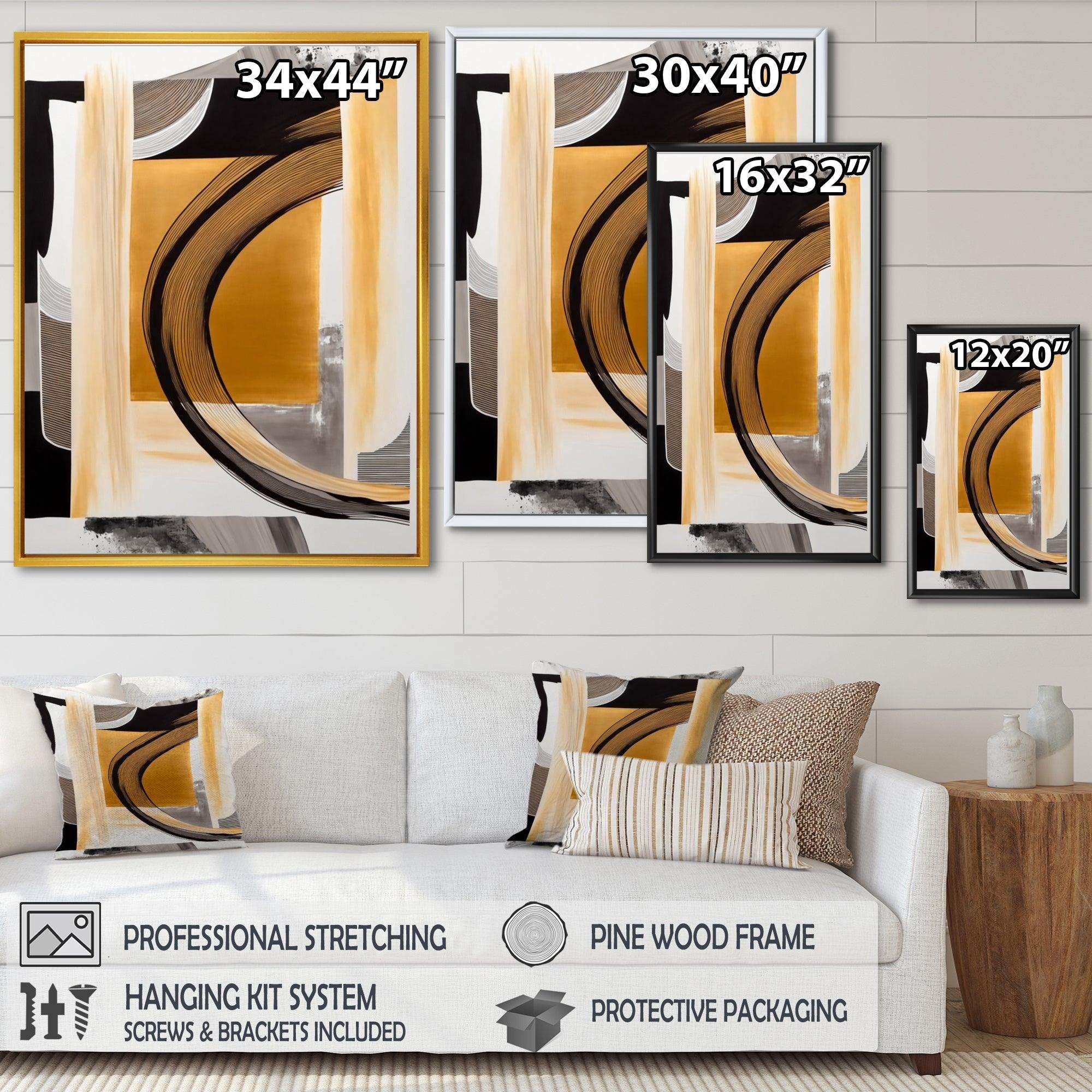 Glam Art Deco Abstract III