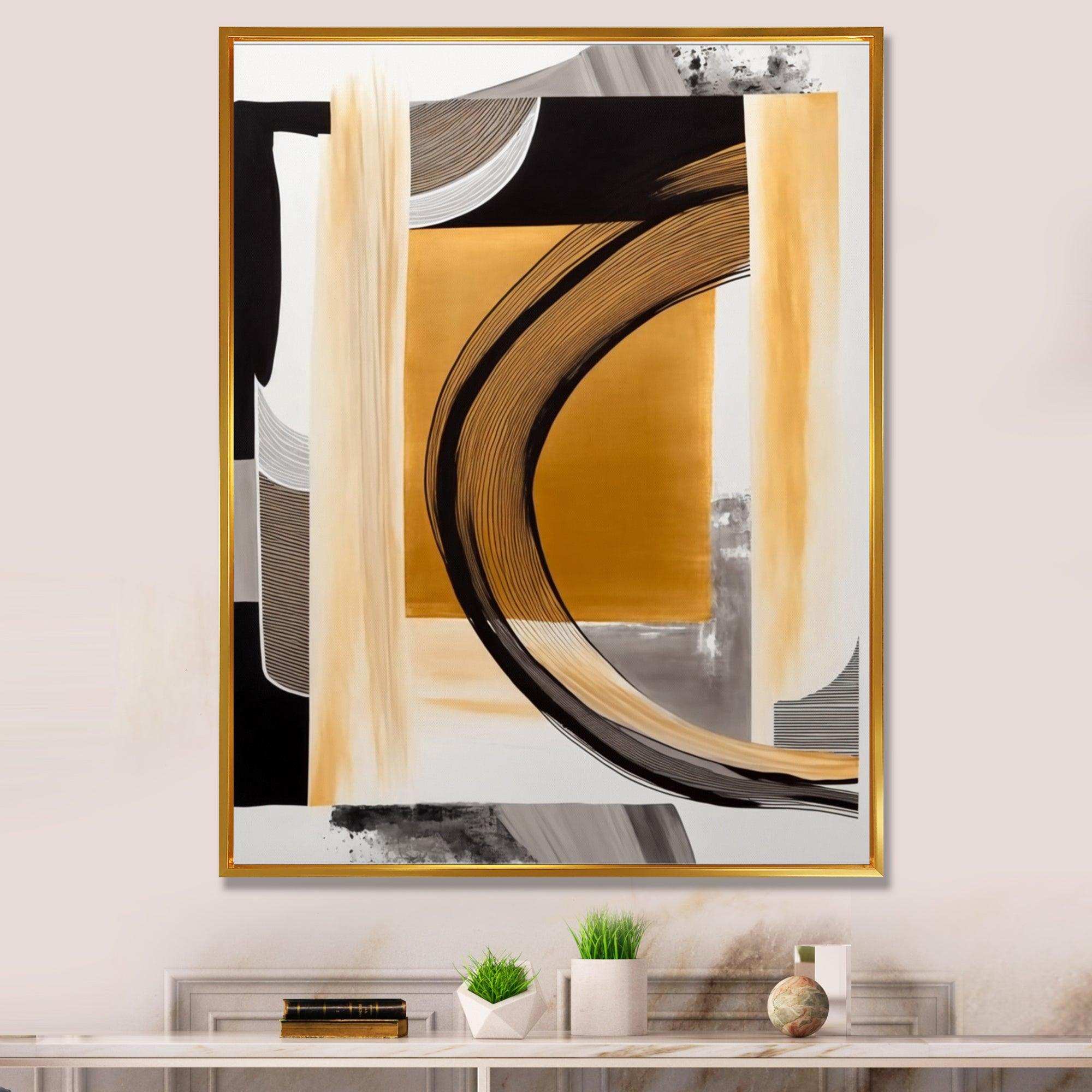Glam Art Deco Abstract III