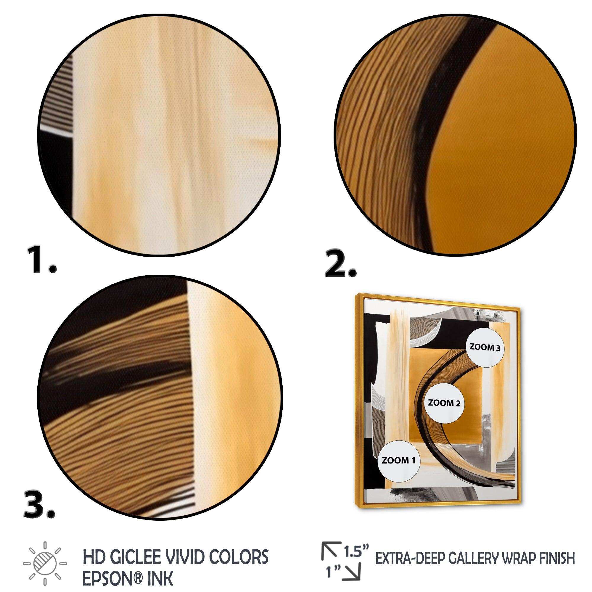 Glam Art Deco Abstract III