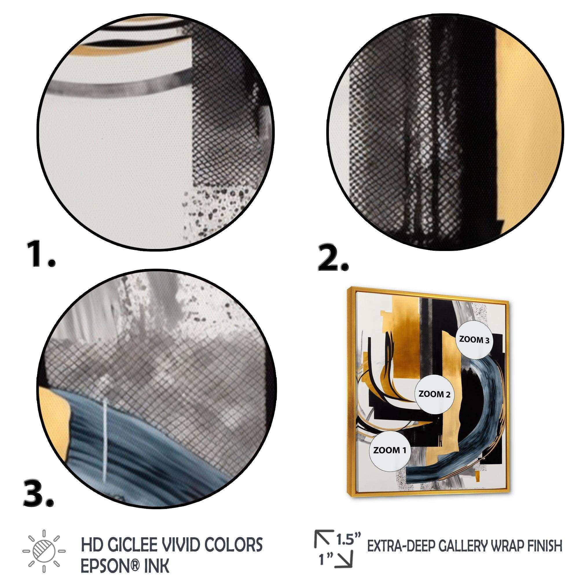 Glam Gold And Black Expression II