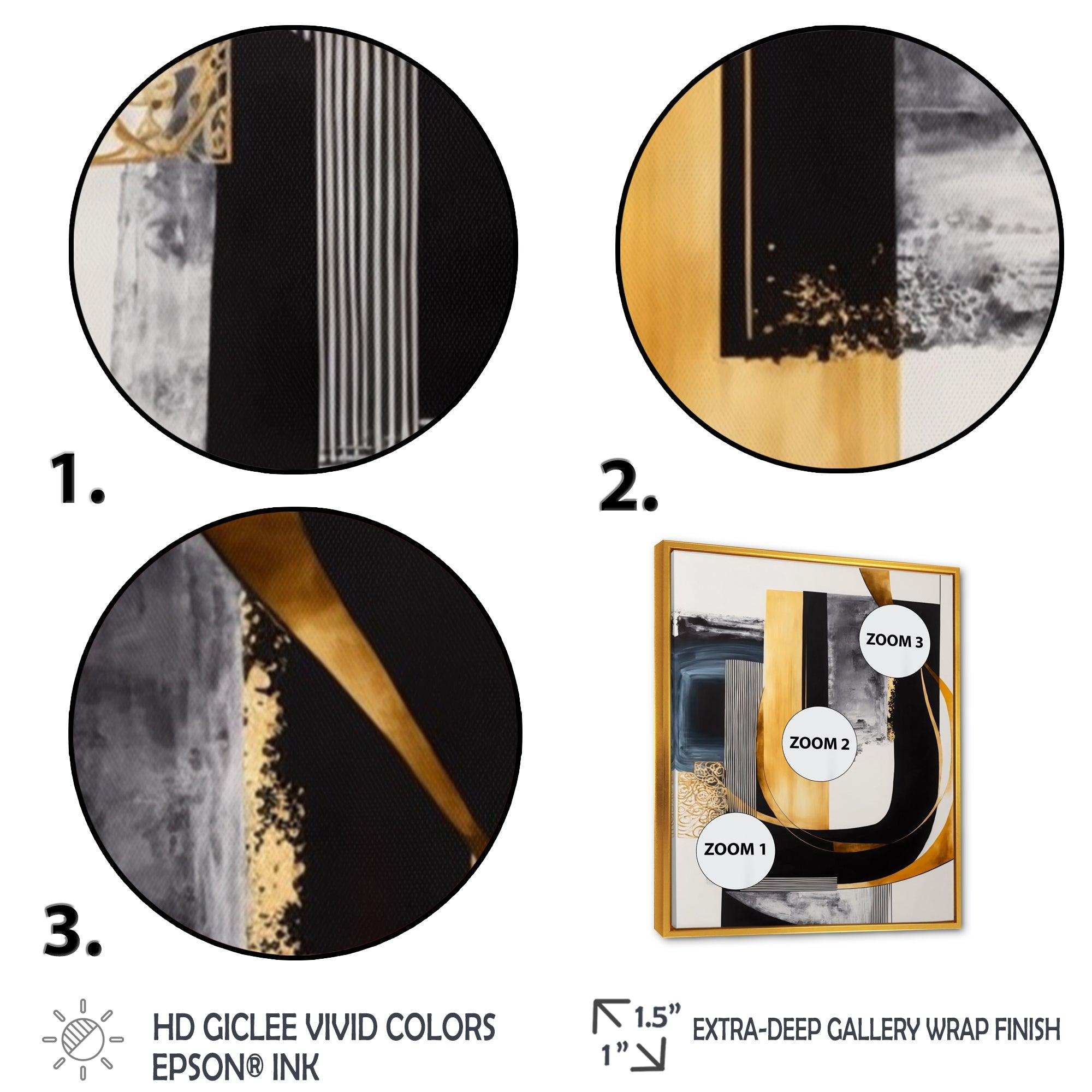 Glam Gold And Black Expression III