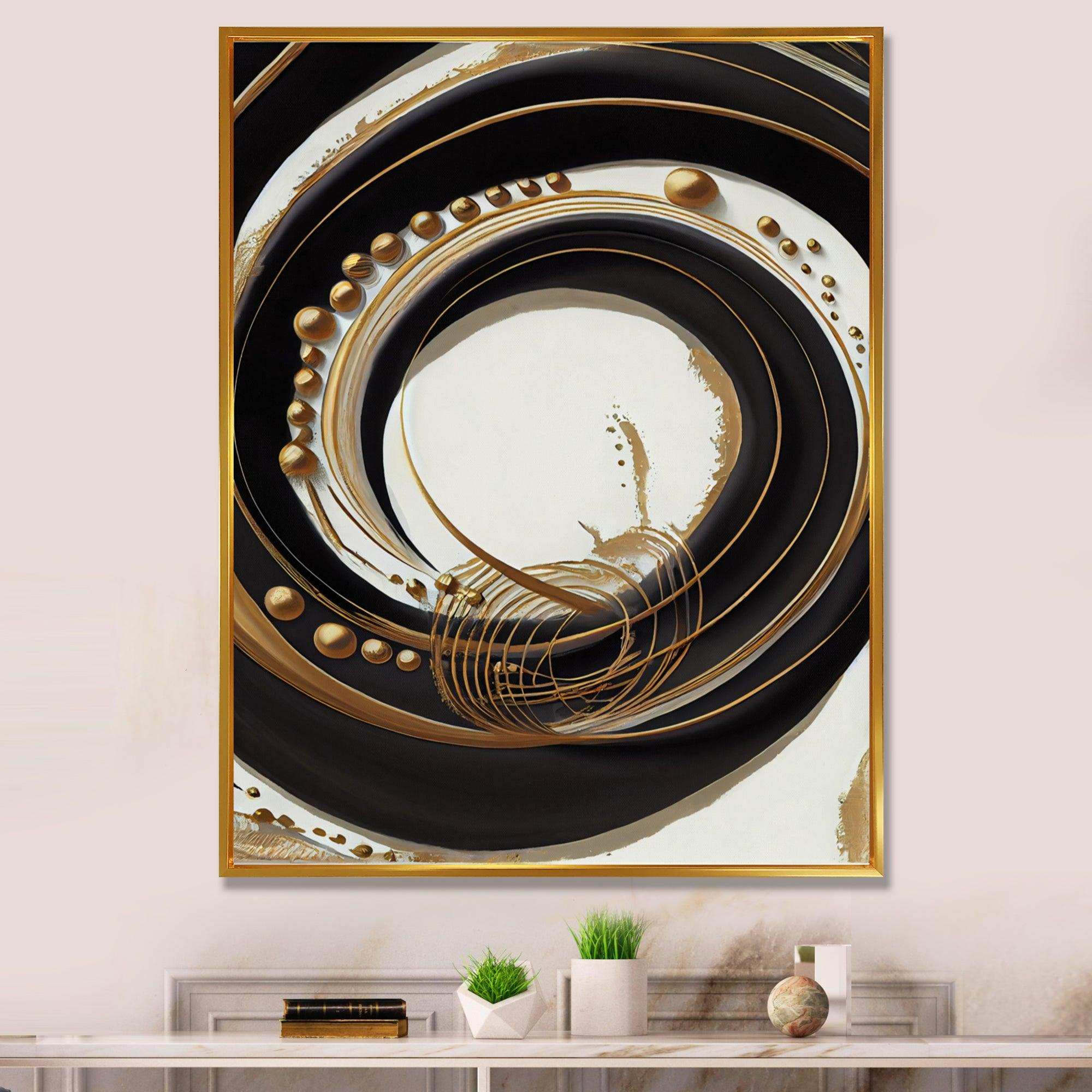 Gold Glamour Circle III