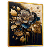 Blue And Gold Camellia II