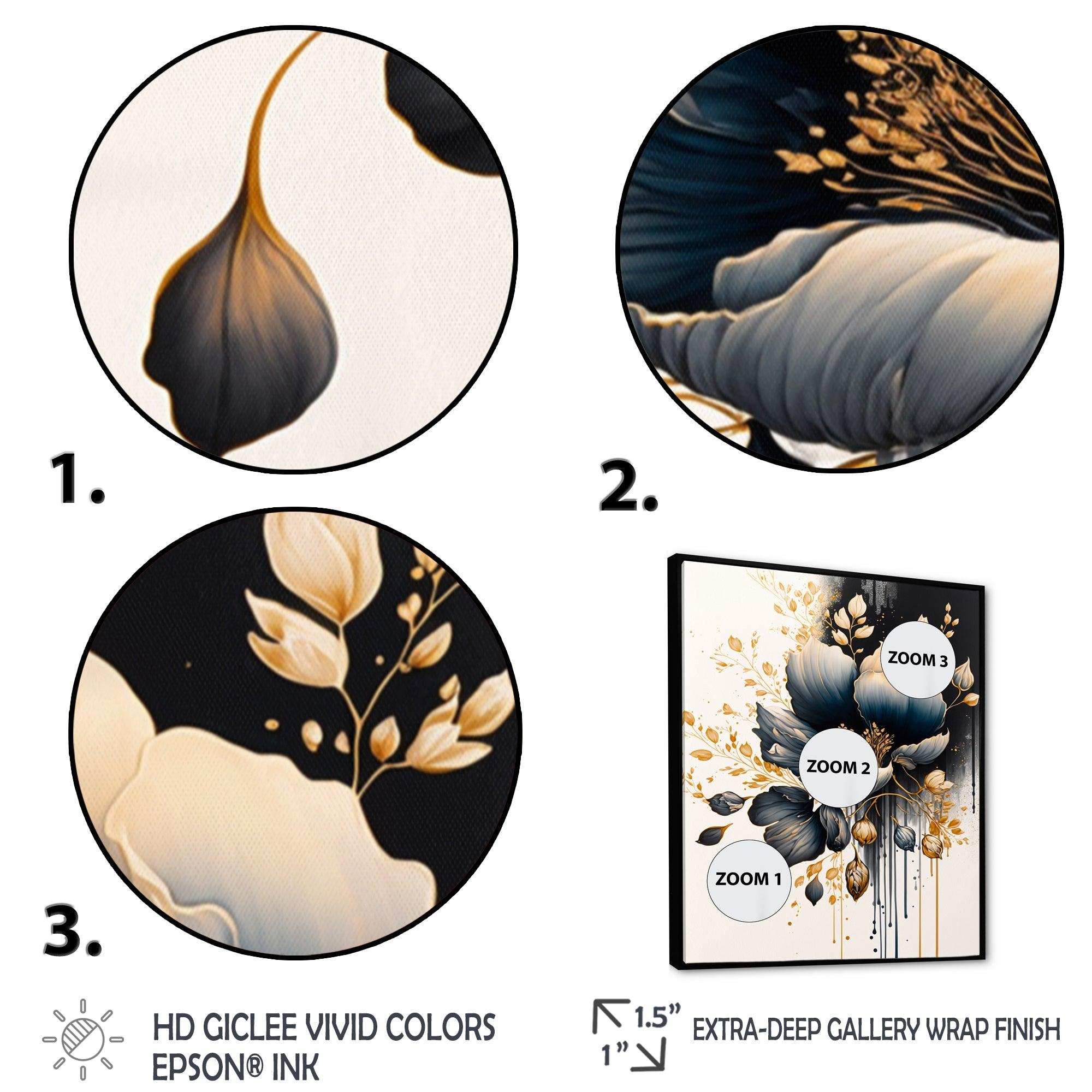 Blue And Gold Crocus Bunch II