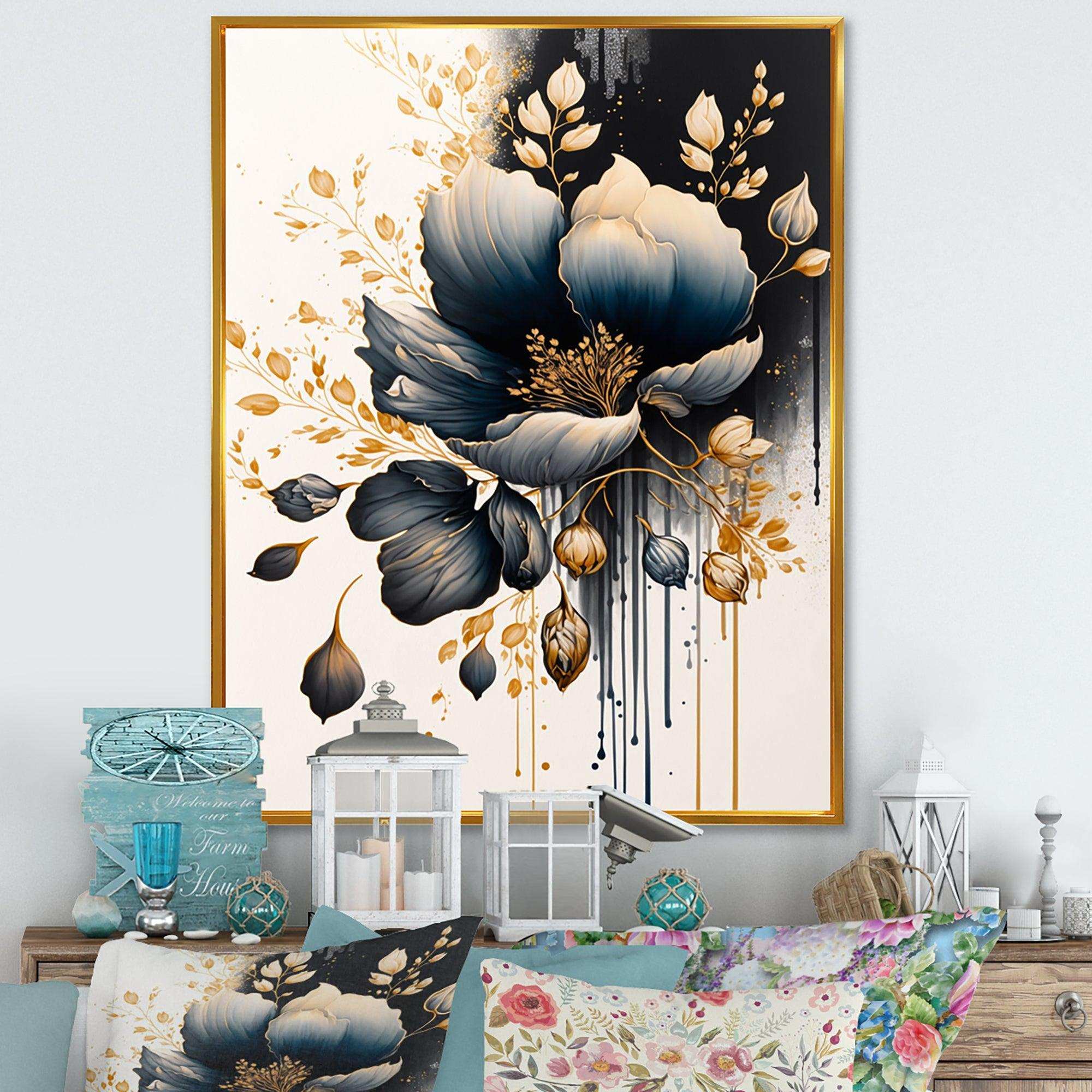 Blue And Gold Crocus Bunch II