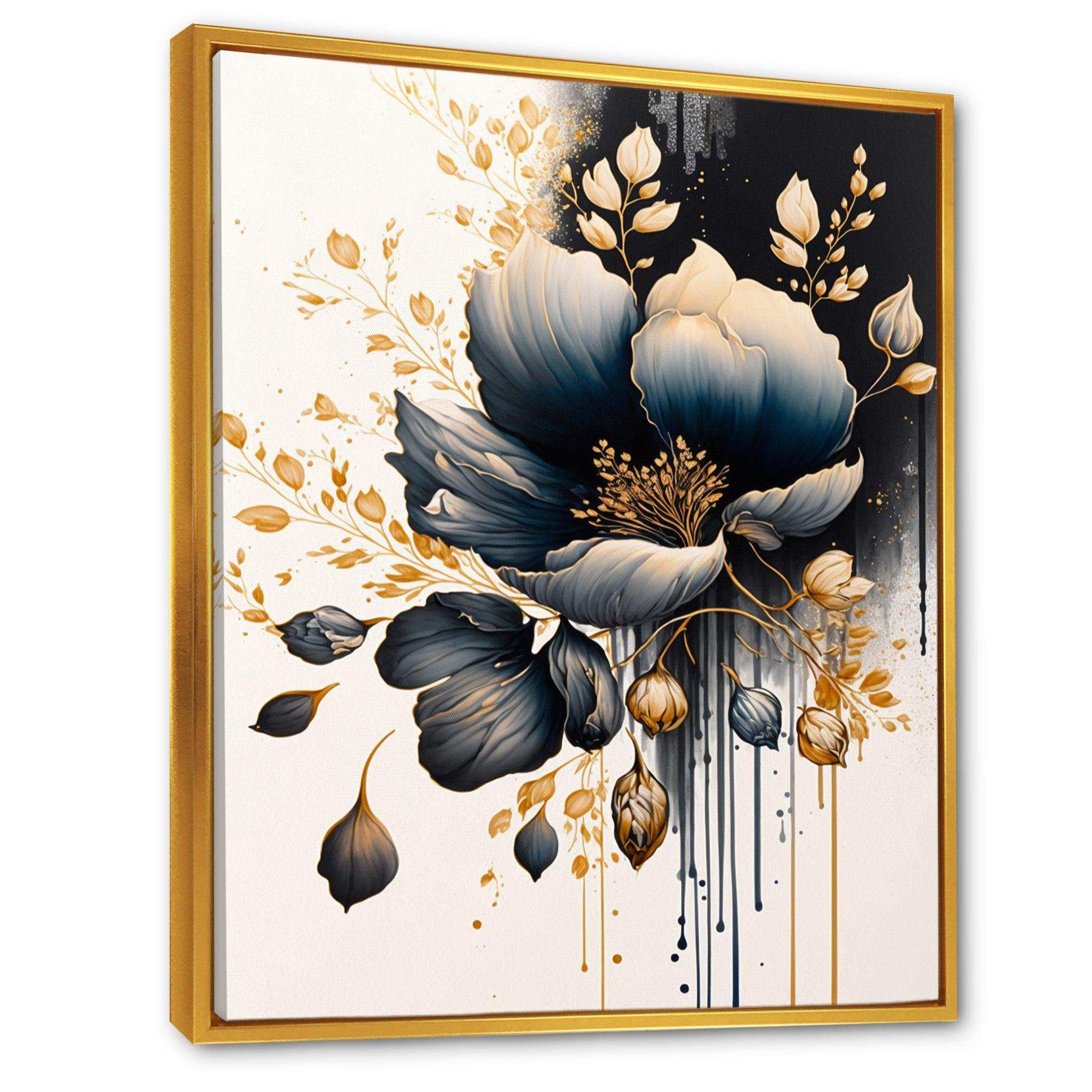 Blue And Gold Crocus Bunch II