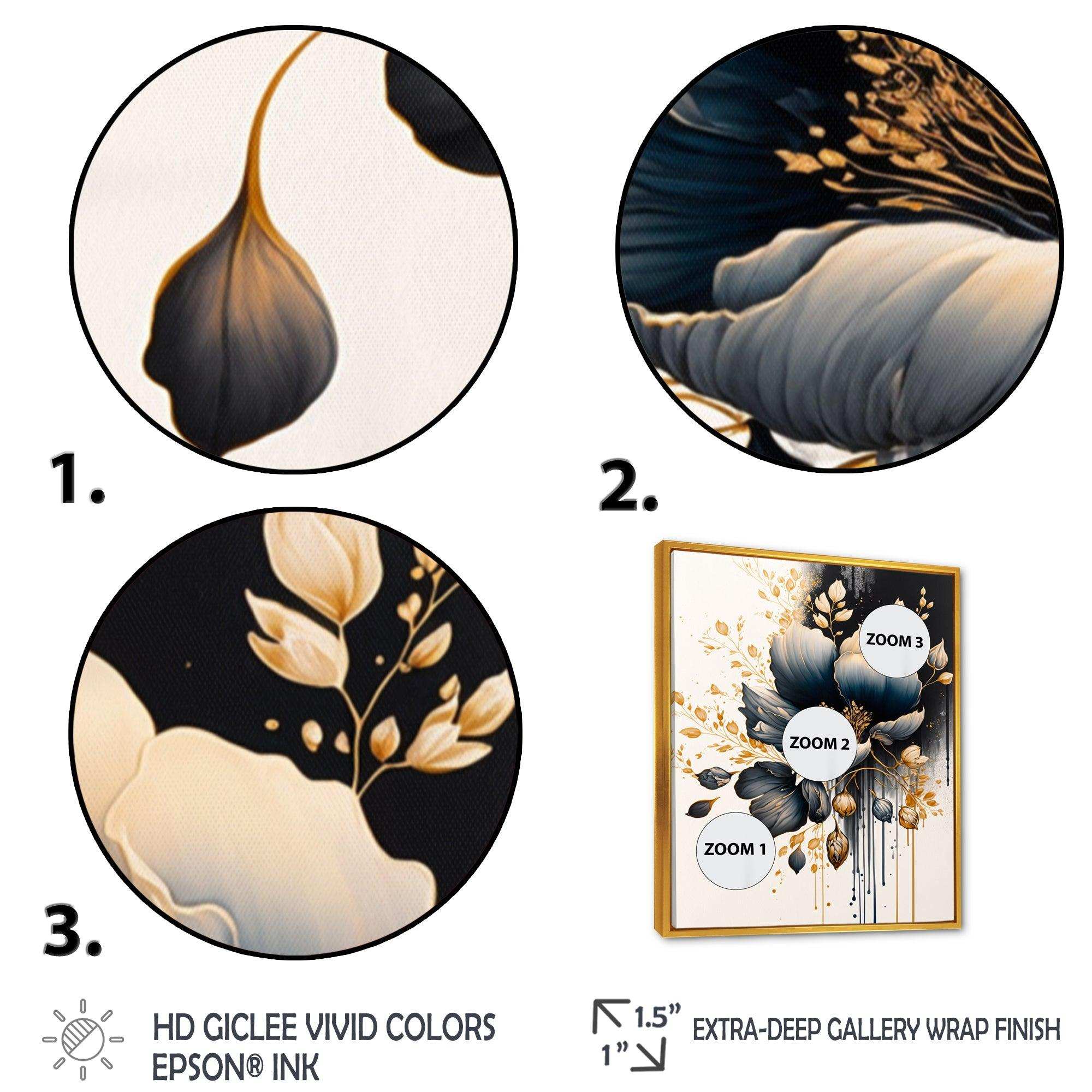 Blue And Gold Crocus Bunch II