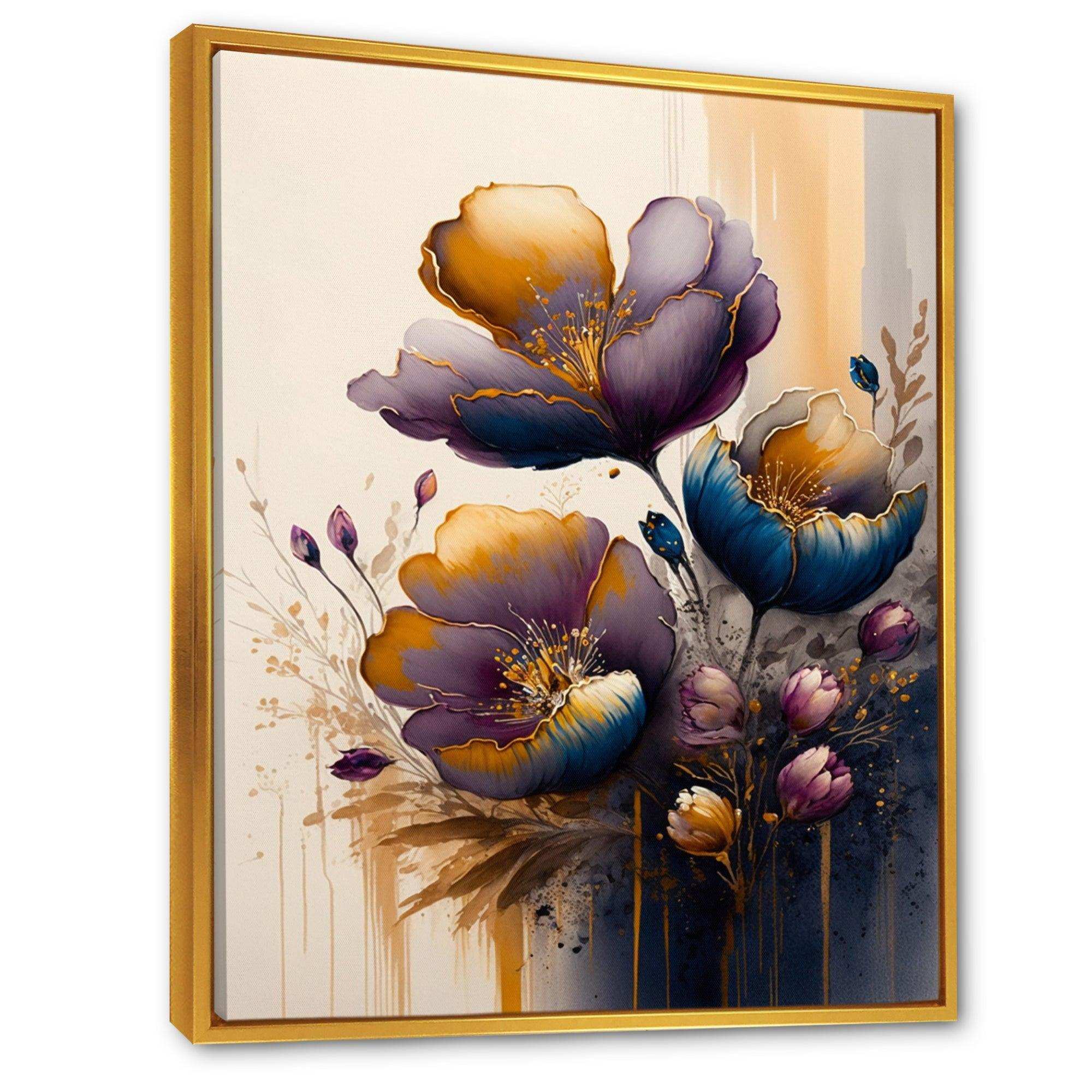 Red Blooming Crocus Flowers II