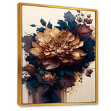 Burgundy And Blue Dahlia Bunch II