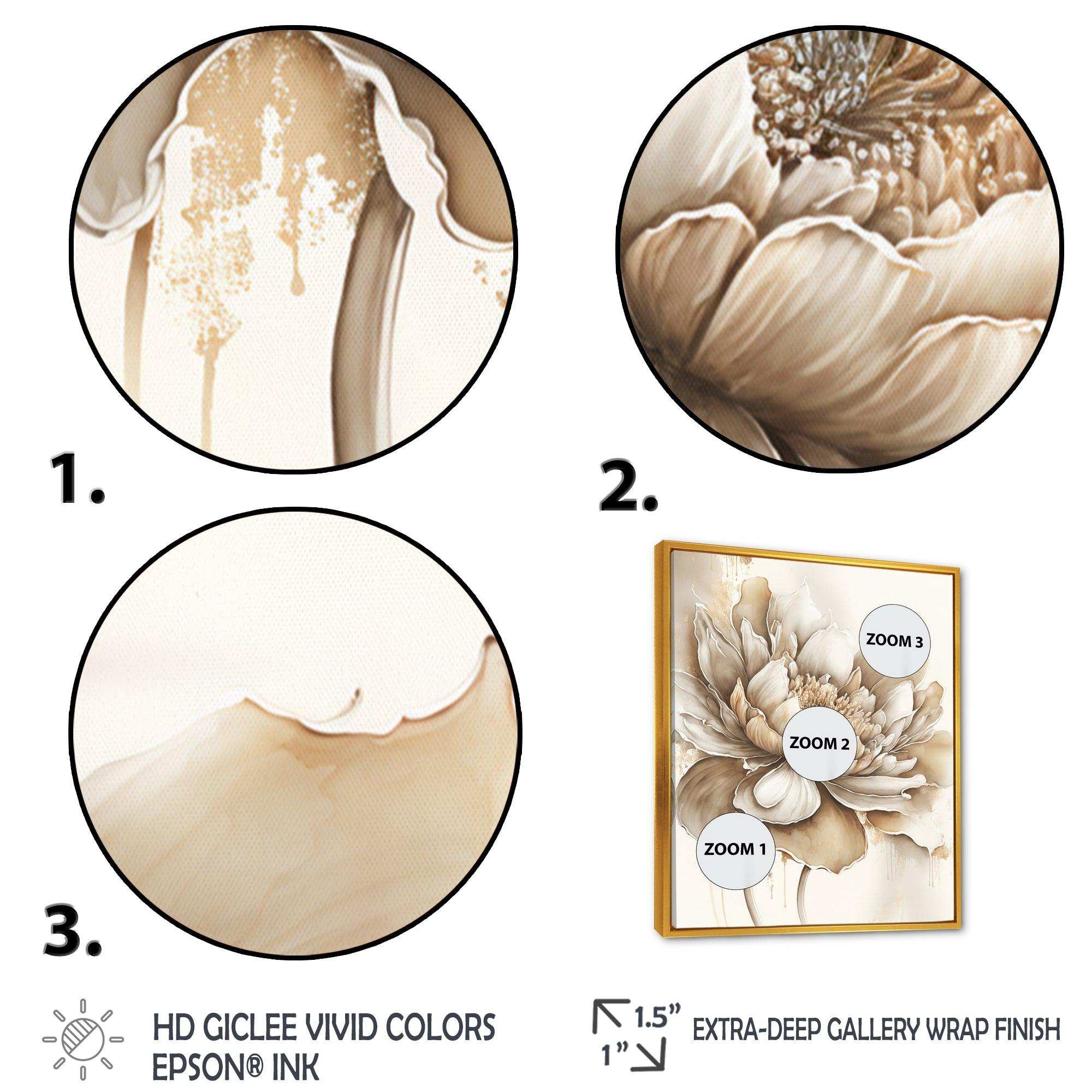 Indigold Beige Flower III