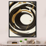 Black, Silver And Gold Blending Swirls V