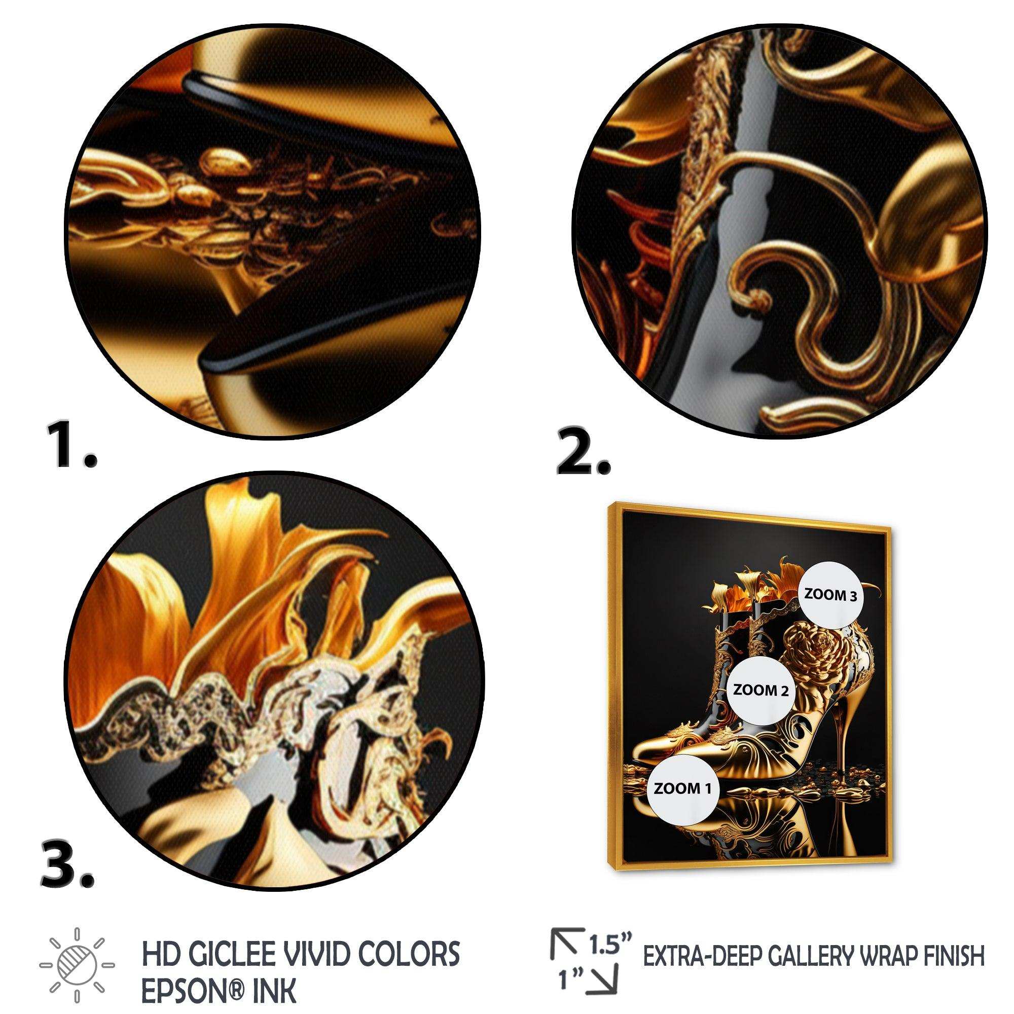 Golden Mechanic High Heel I