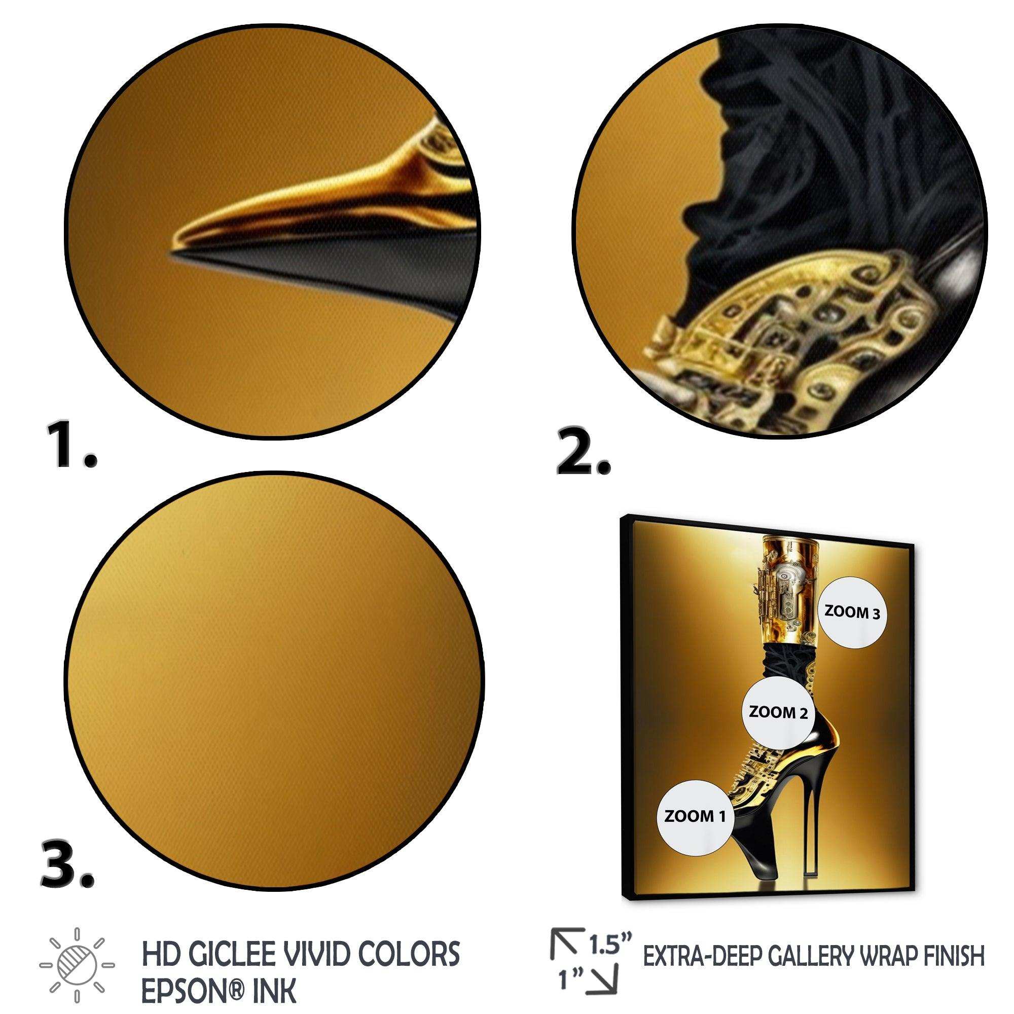 Golden Mechanic High Heel VI