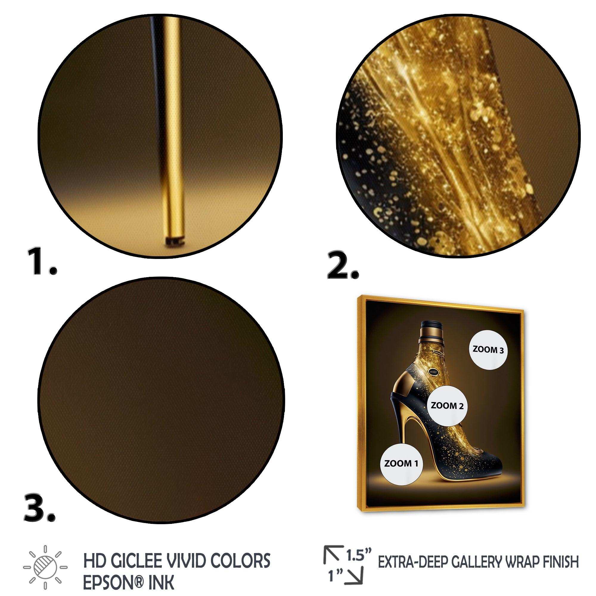 Golden Champagne High Heel III