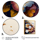 Burgundy And Blue Hibiscus Bunch II