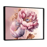 Pink And Gold Poppy Flowers III