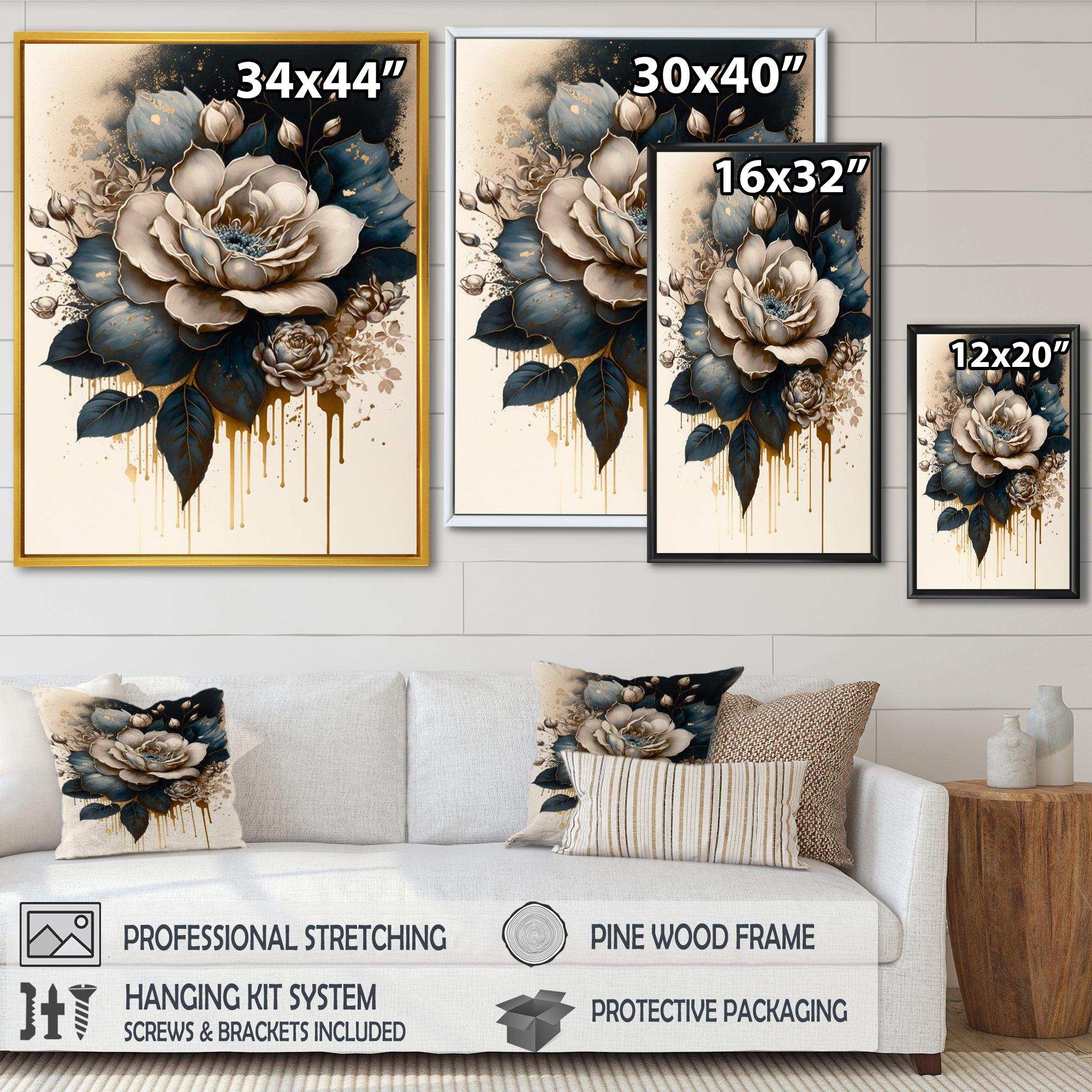 Black And White Rose Design III