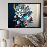 Ice Blue Zinnia Flowers