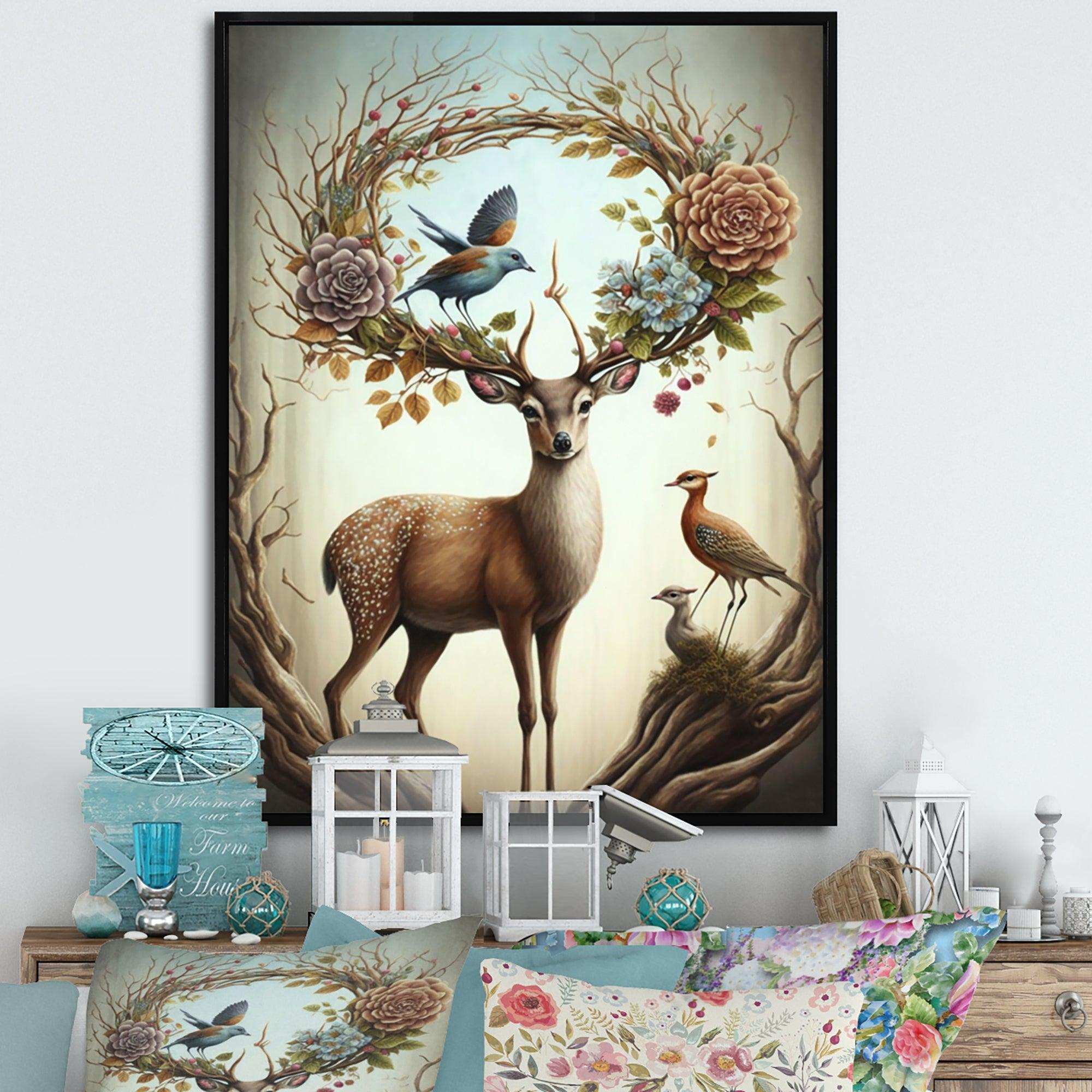 Deer With Blooming Antlers IV