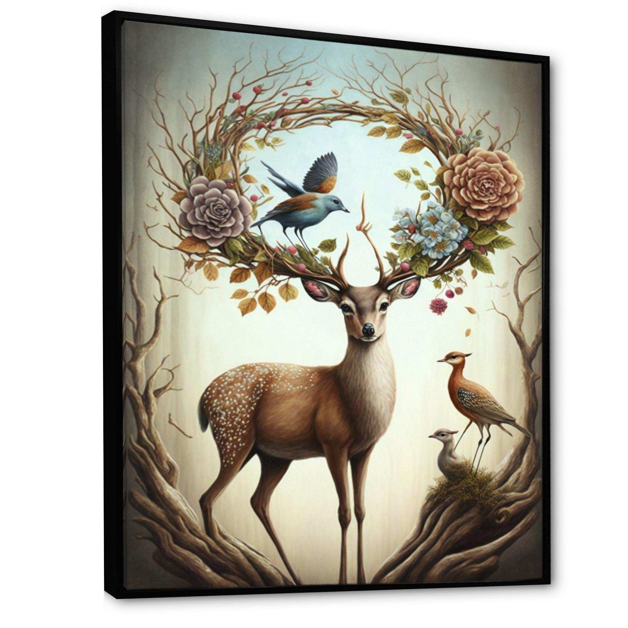 Deer With Blooming Antlers IV