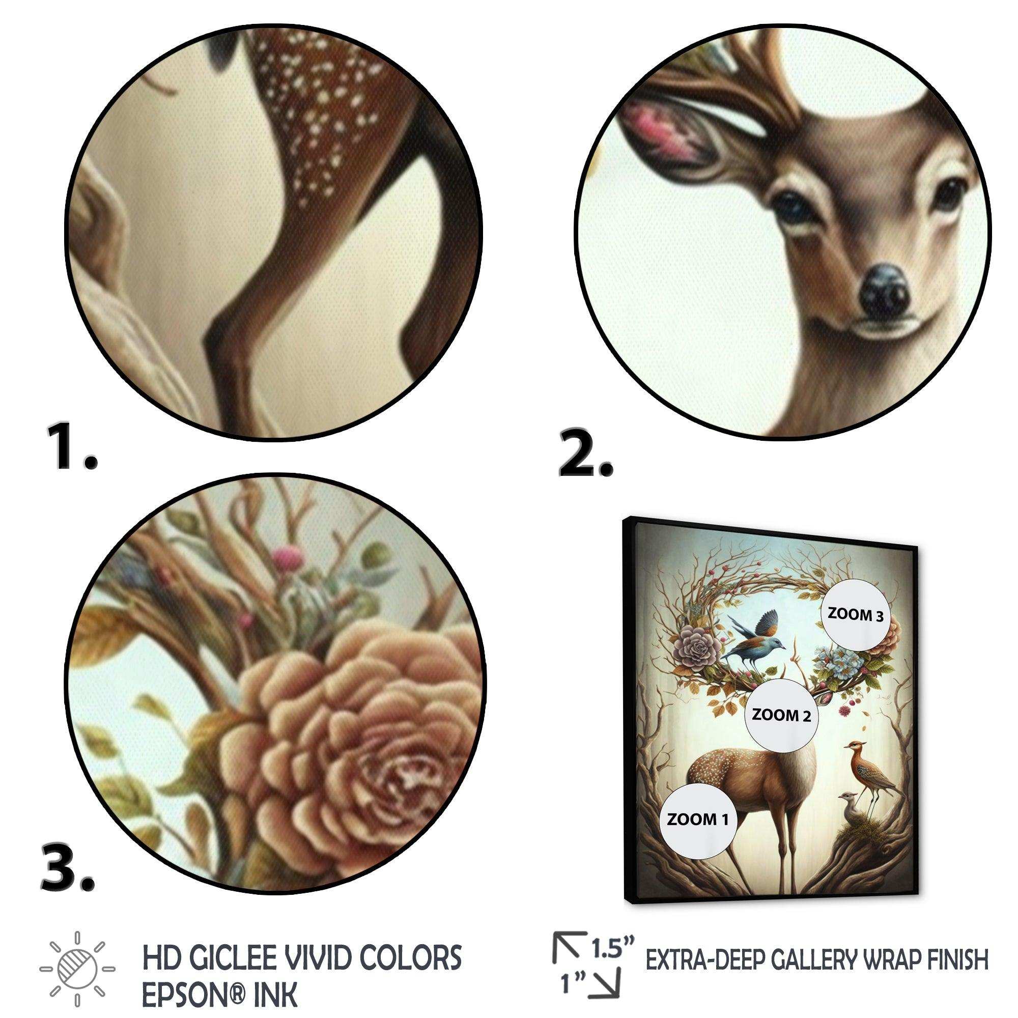 Deer With Blooming Antlers IV