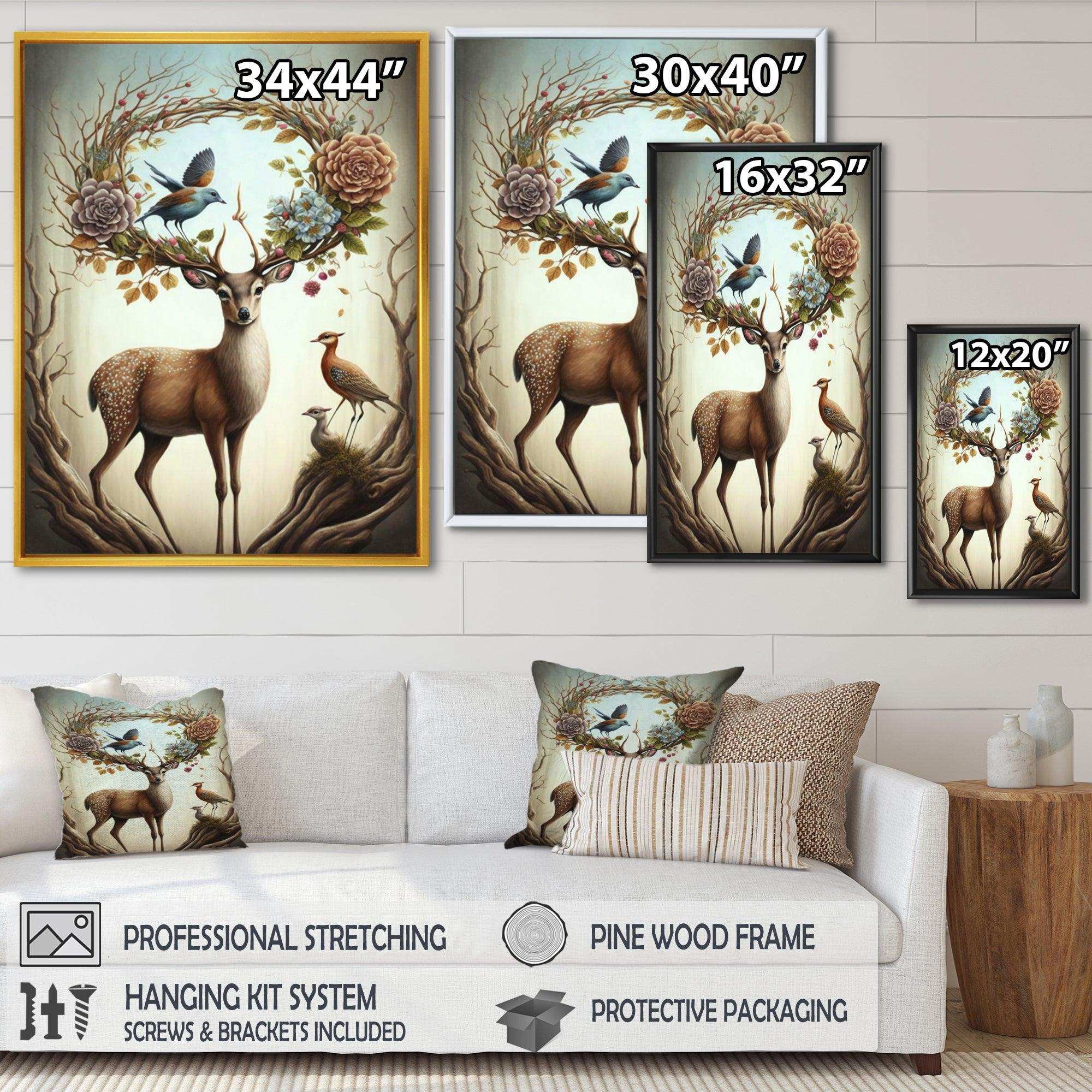 Deer With Blooming Antlers IV