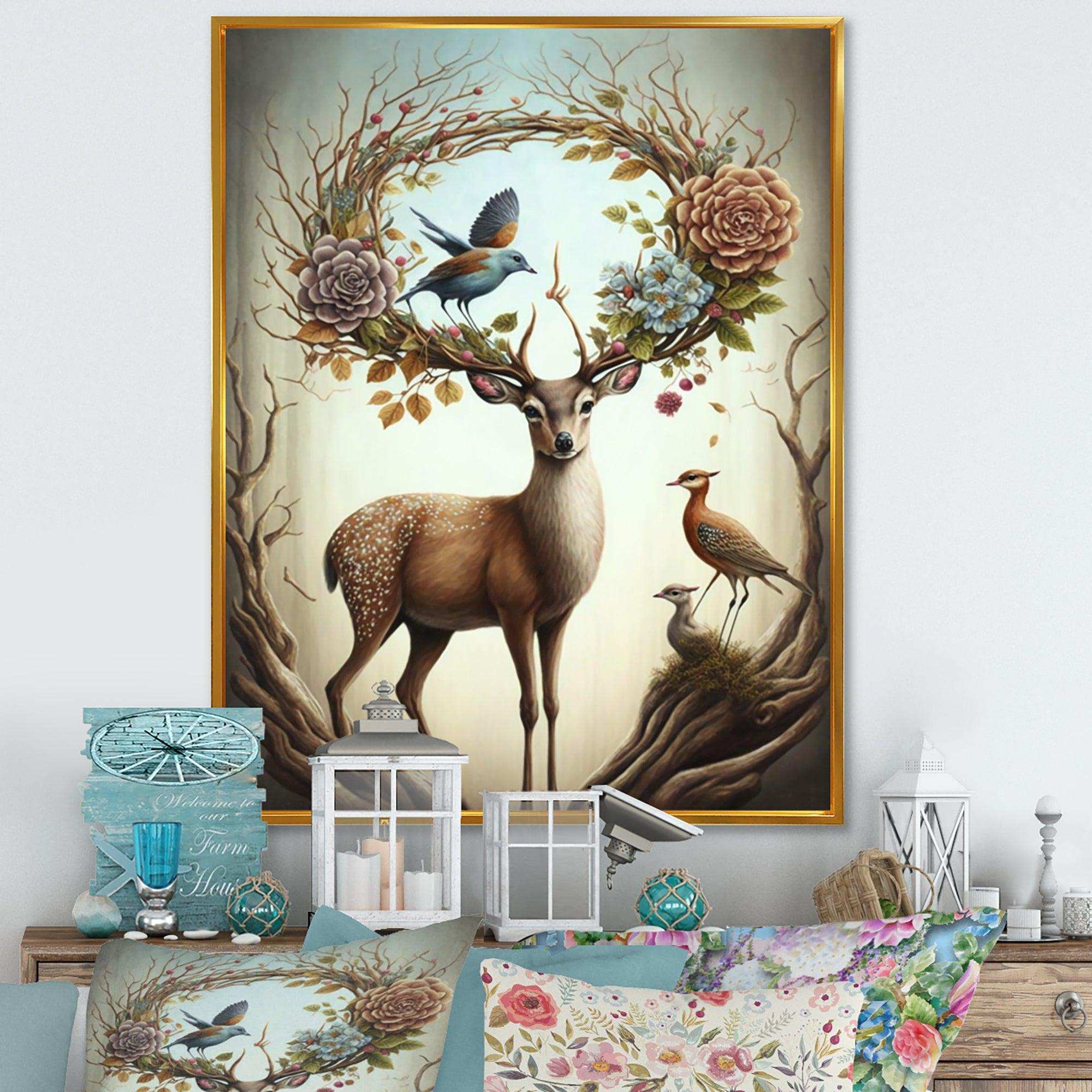 Deer With Blooming Antlers IV