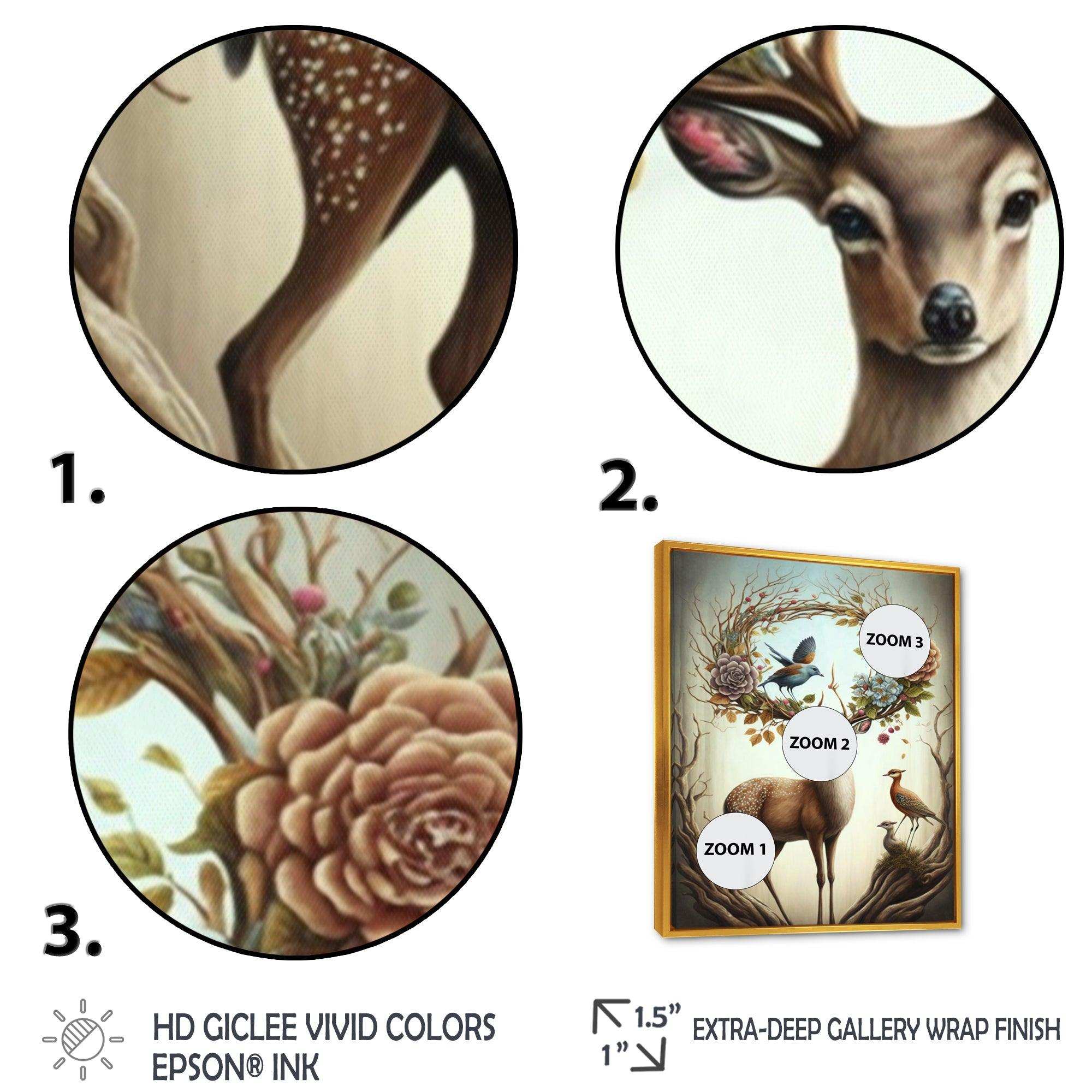 Deer With Blooming Antlers IV