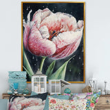 Blooming Tulip Flowers Watercolor I