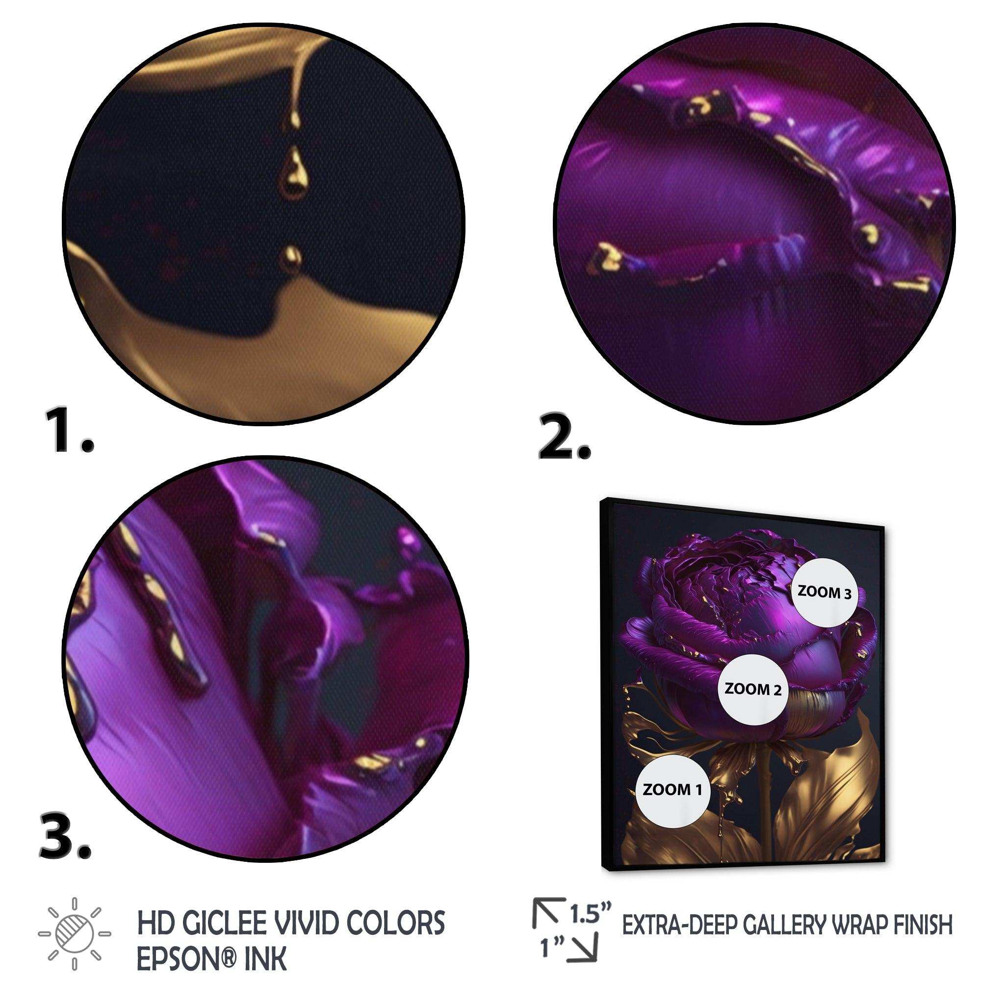 Purple Peony Liquid Gold III