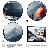 Monochome Yellow And Grey Farm VII