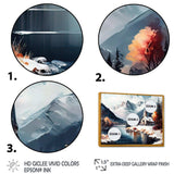 Monochome Yellow And Grey Farm VII