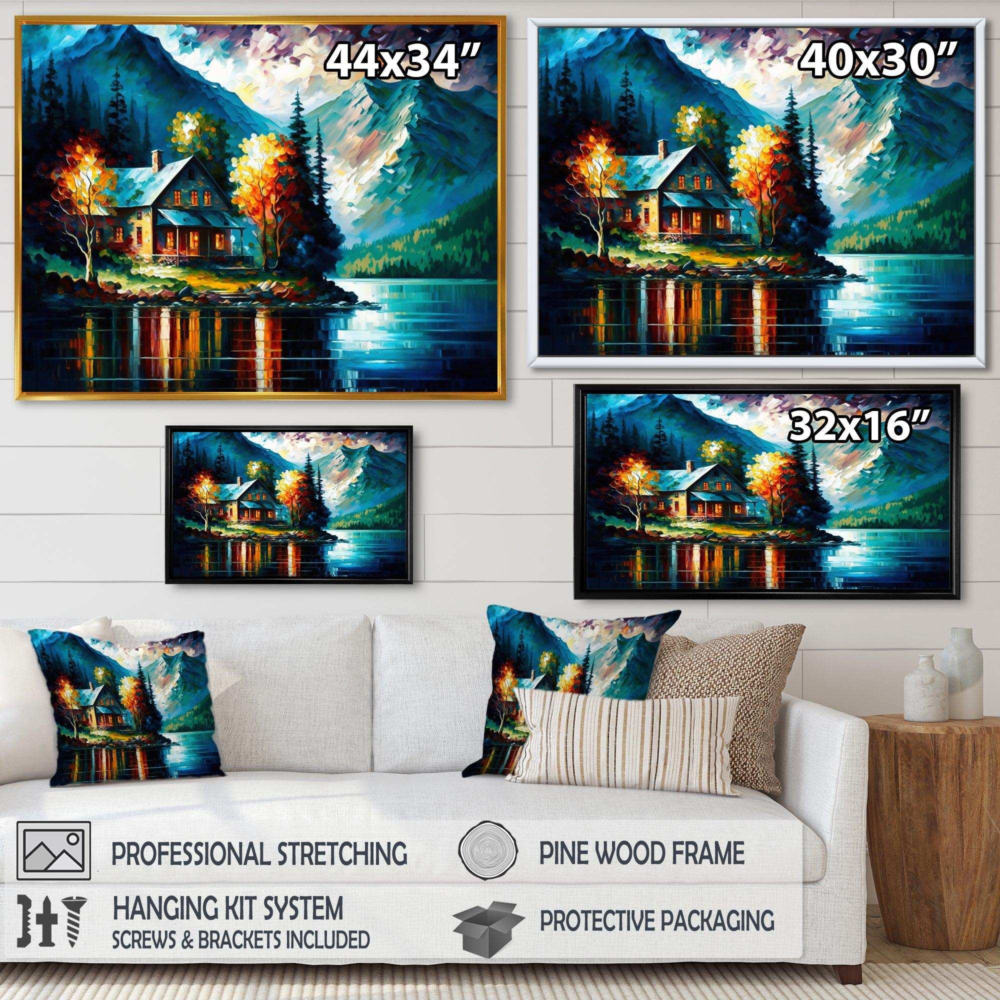 Colorful Lakehouse By The Lake II