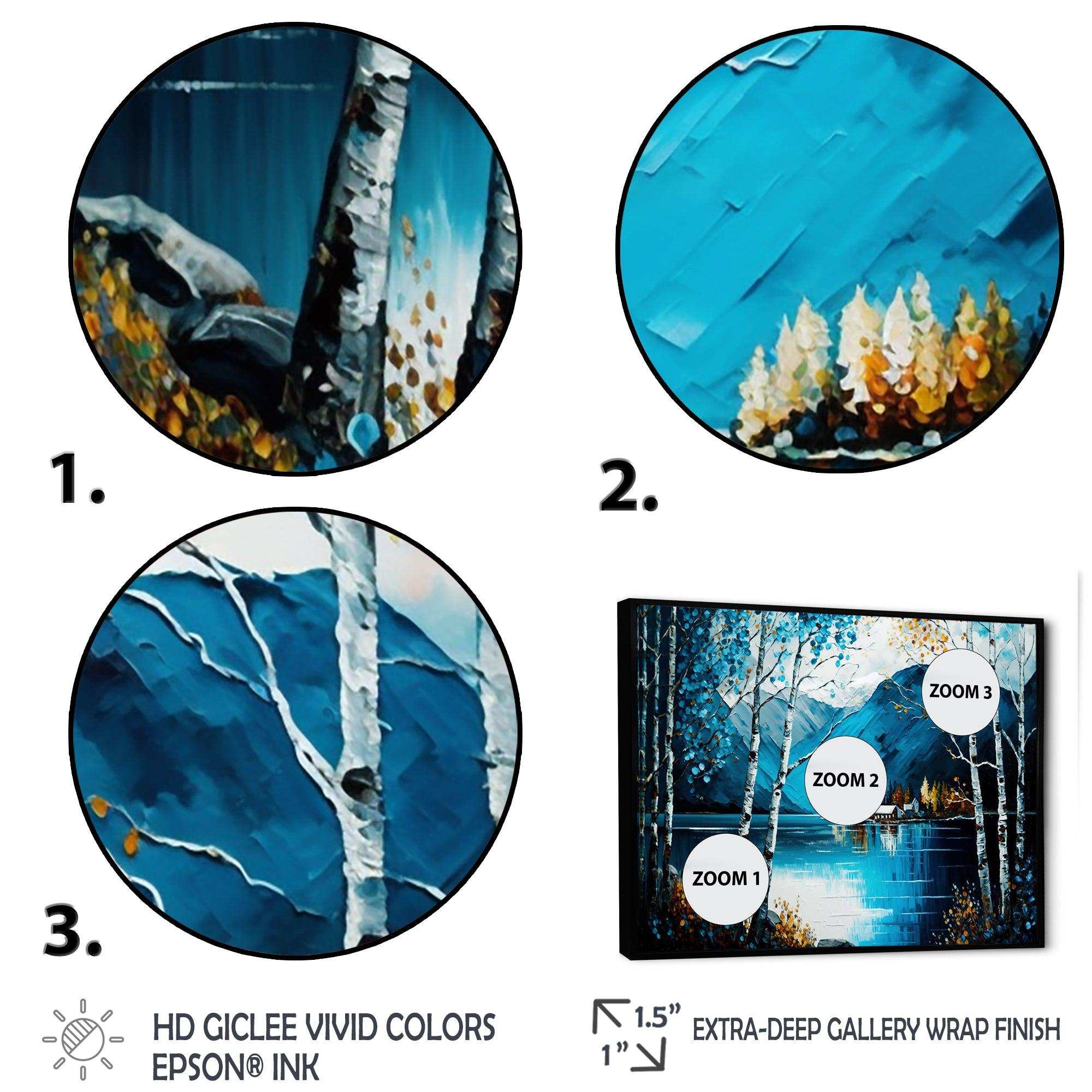 Cabin By A Lake In Fall IV