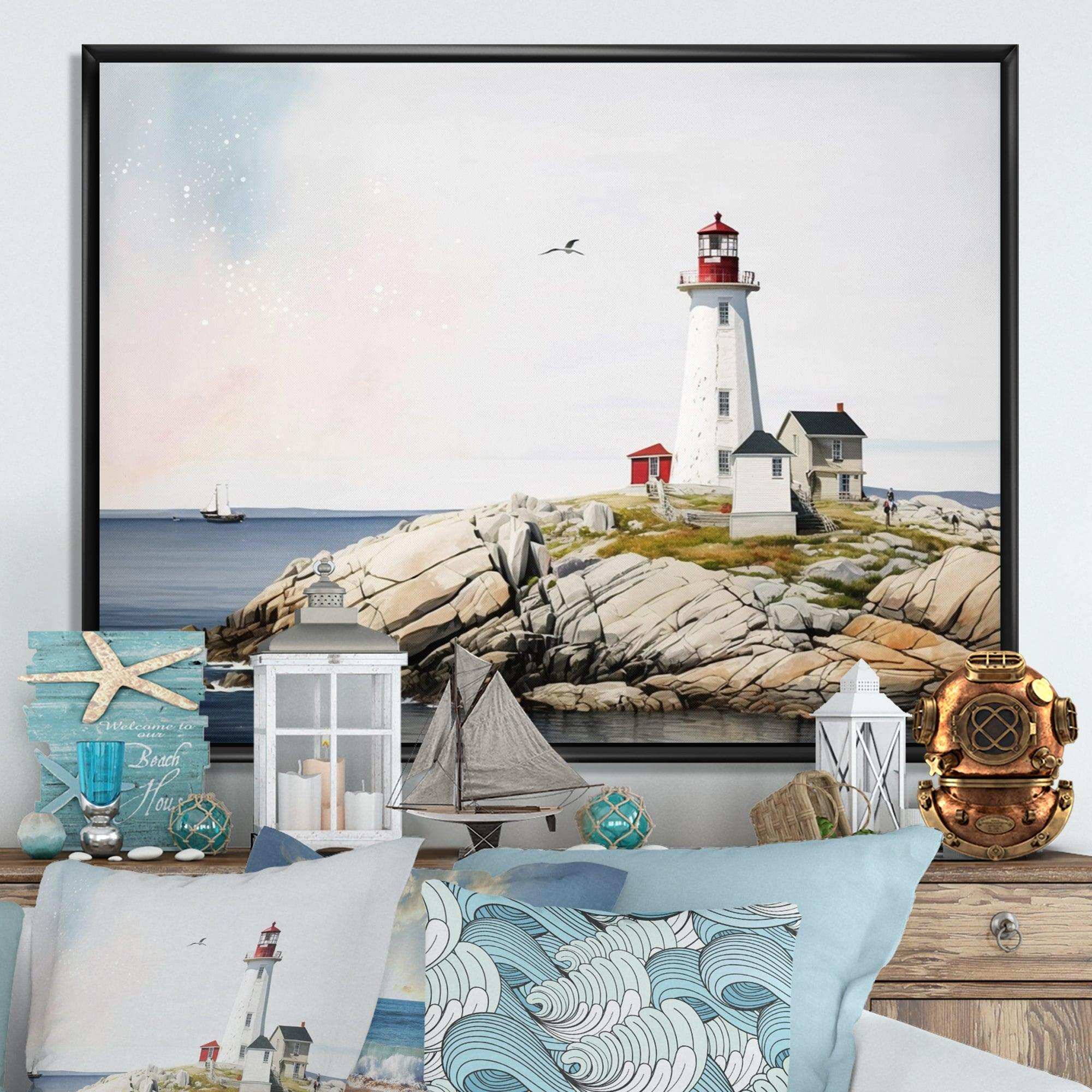 Lighthouse By The Ocean I